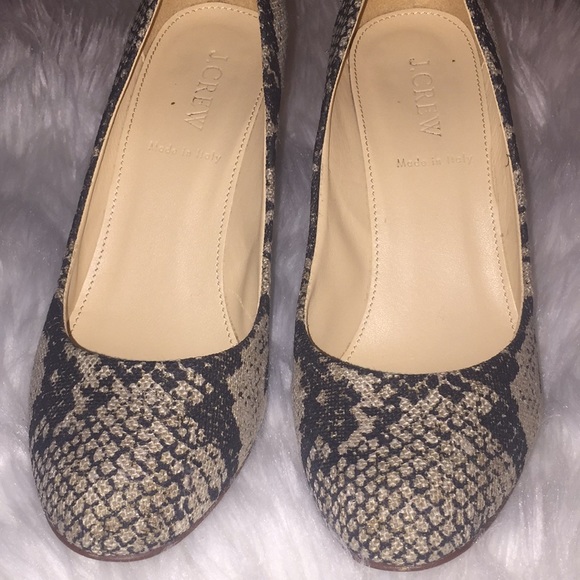 ❤️ J. Crew snake print high heel/pump ❤️ - Picture 4 of 7